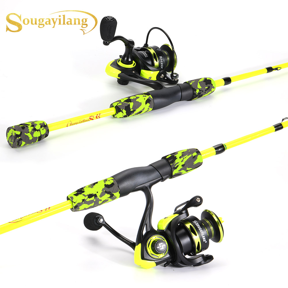 Fishing Rod Carbon Fiber - Sougayilang Spinning Fishing Combo Asta in